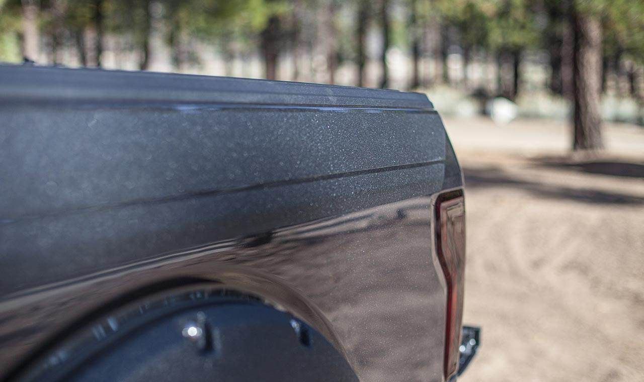 Partial exterior spray