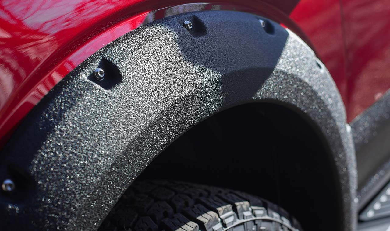 Custom-Sprayed truck accessories