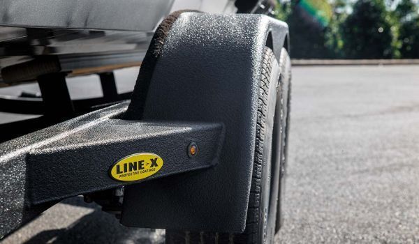 Protective coating on trailer