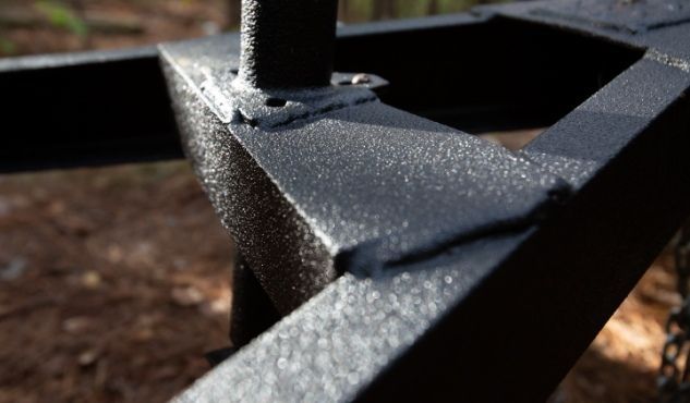 Protective coating on metal