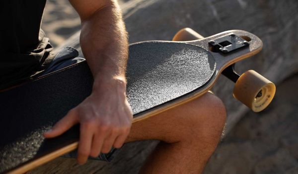 Protective coating on skateboard