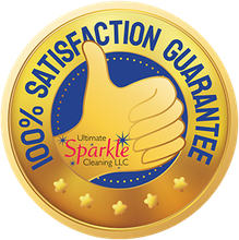 Ultimate Sparkle Cleaning LLC has a 100% satisfaction guarantee