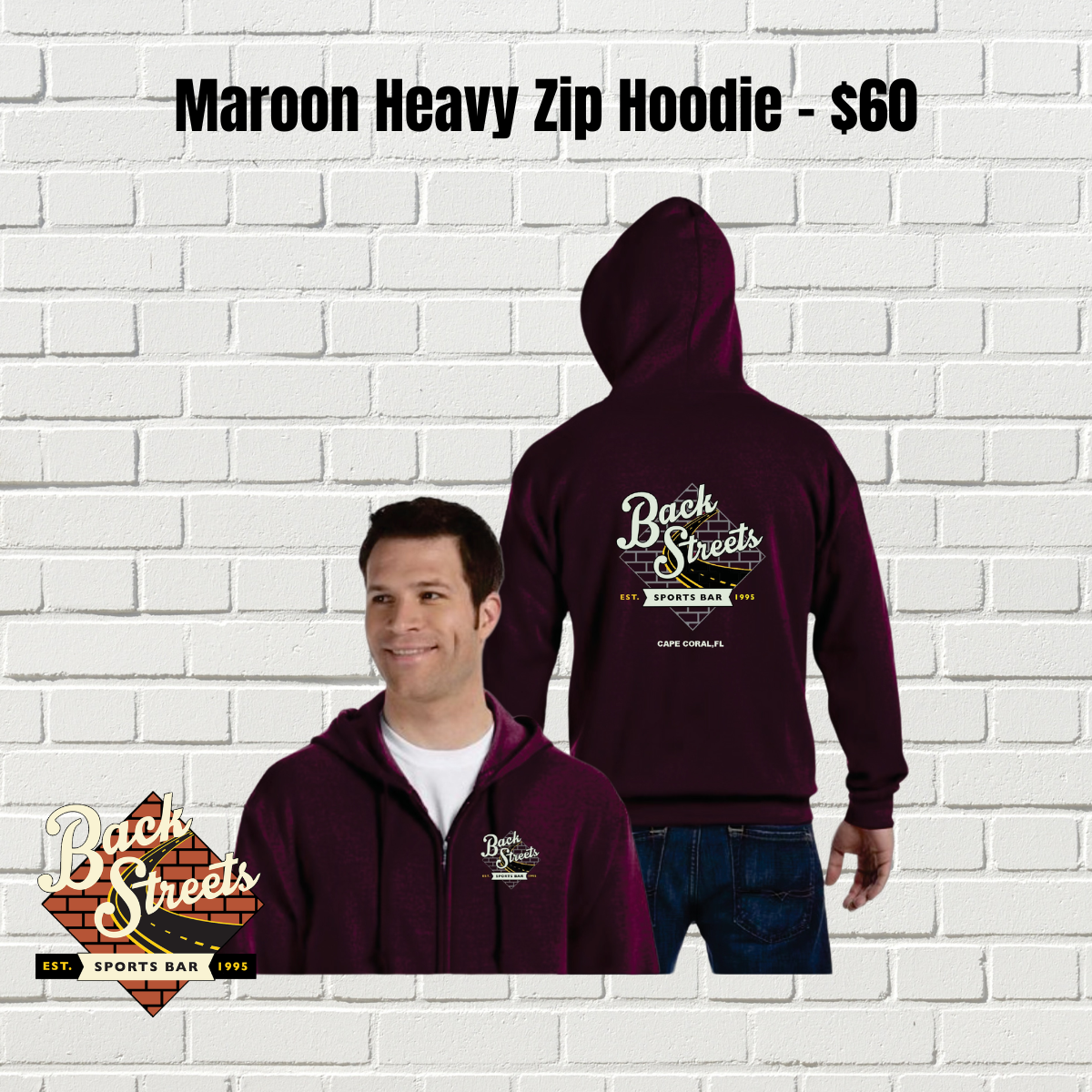 Maroon Pullover Hoodier
