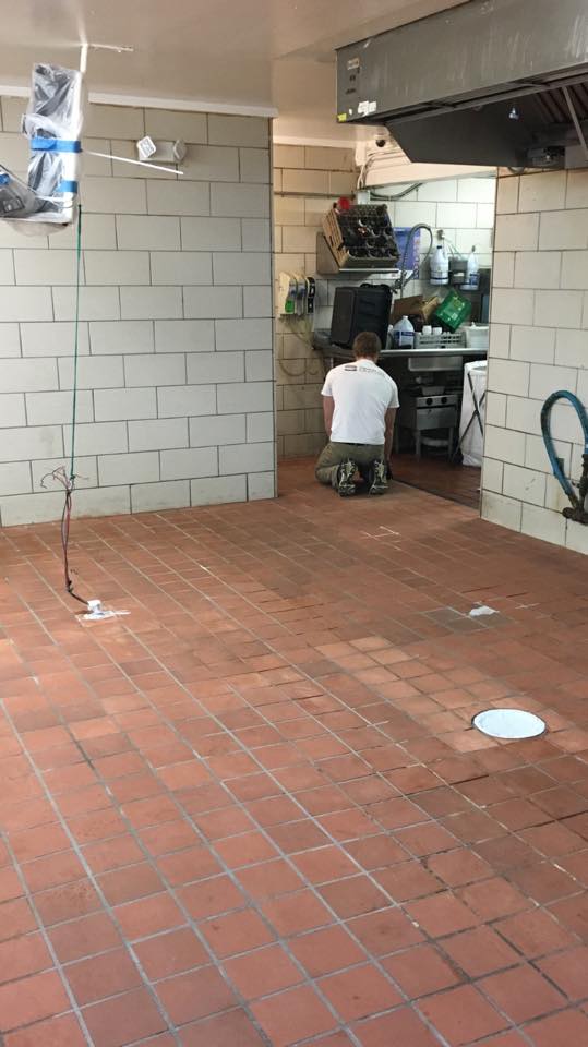 Epoxy Coated restaurant Floor