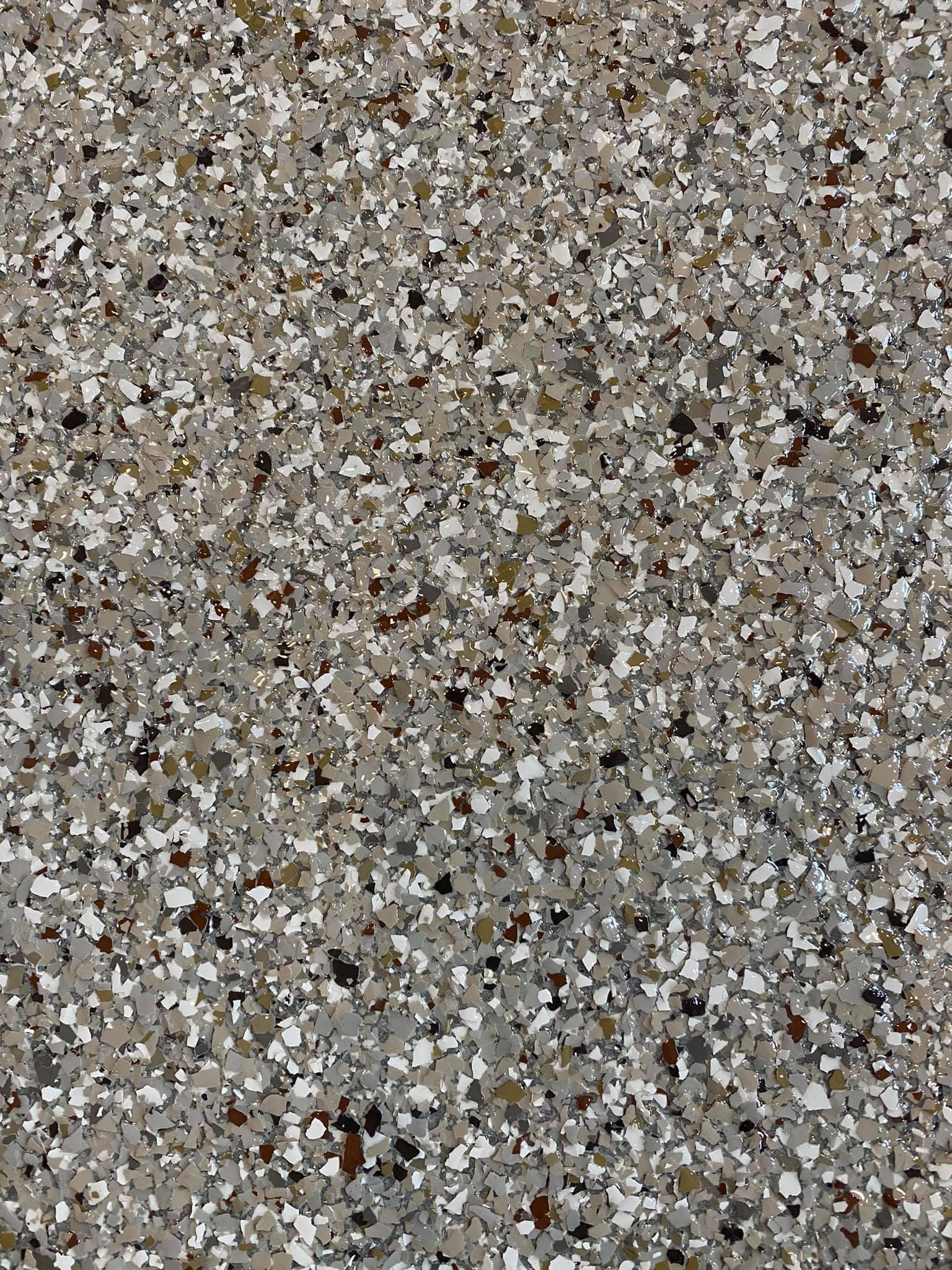 Color Flakes floor