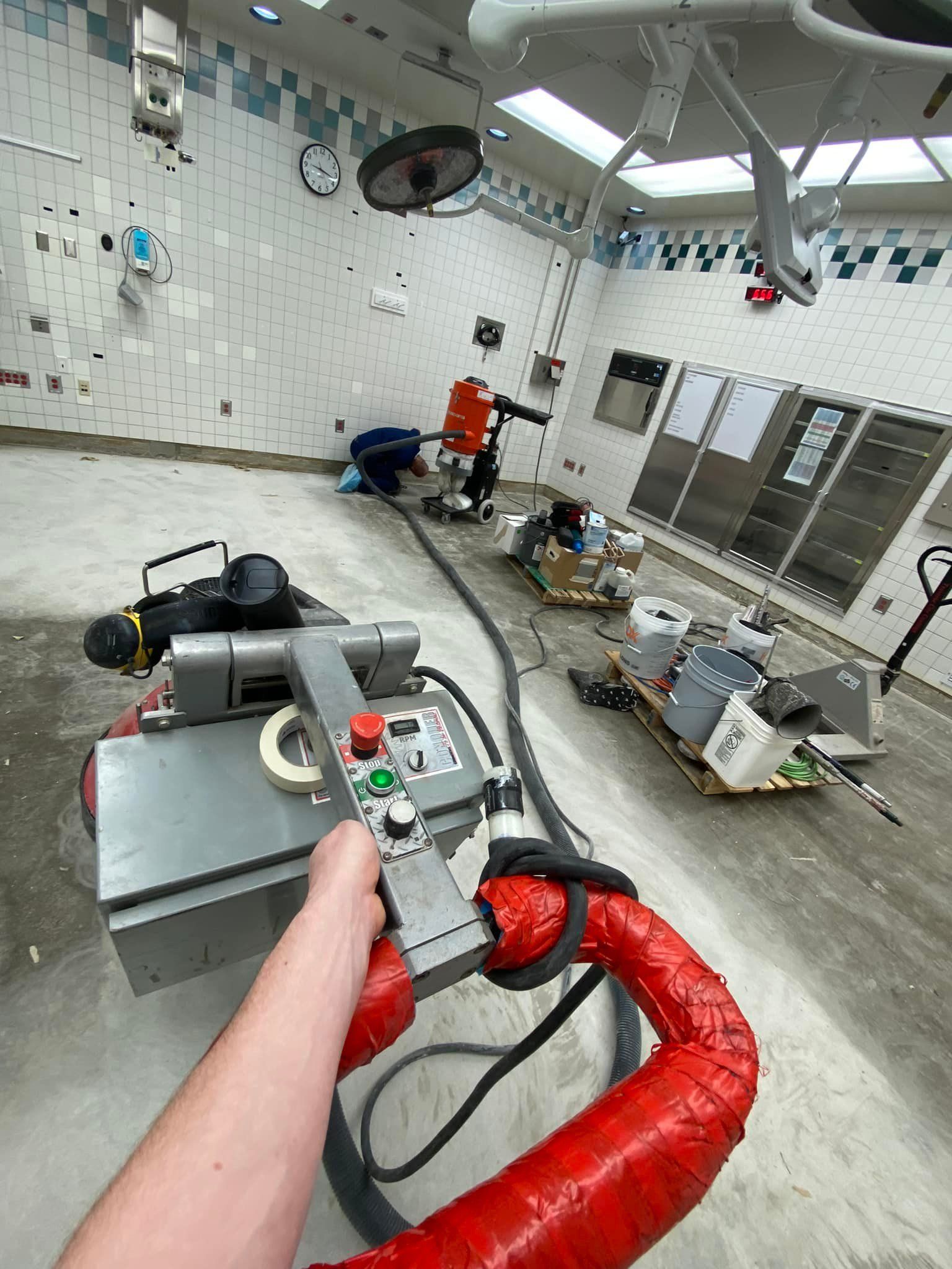 Floor grinding machines