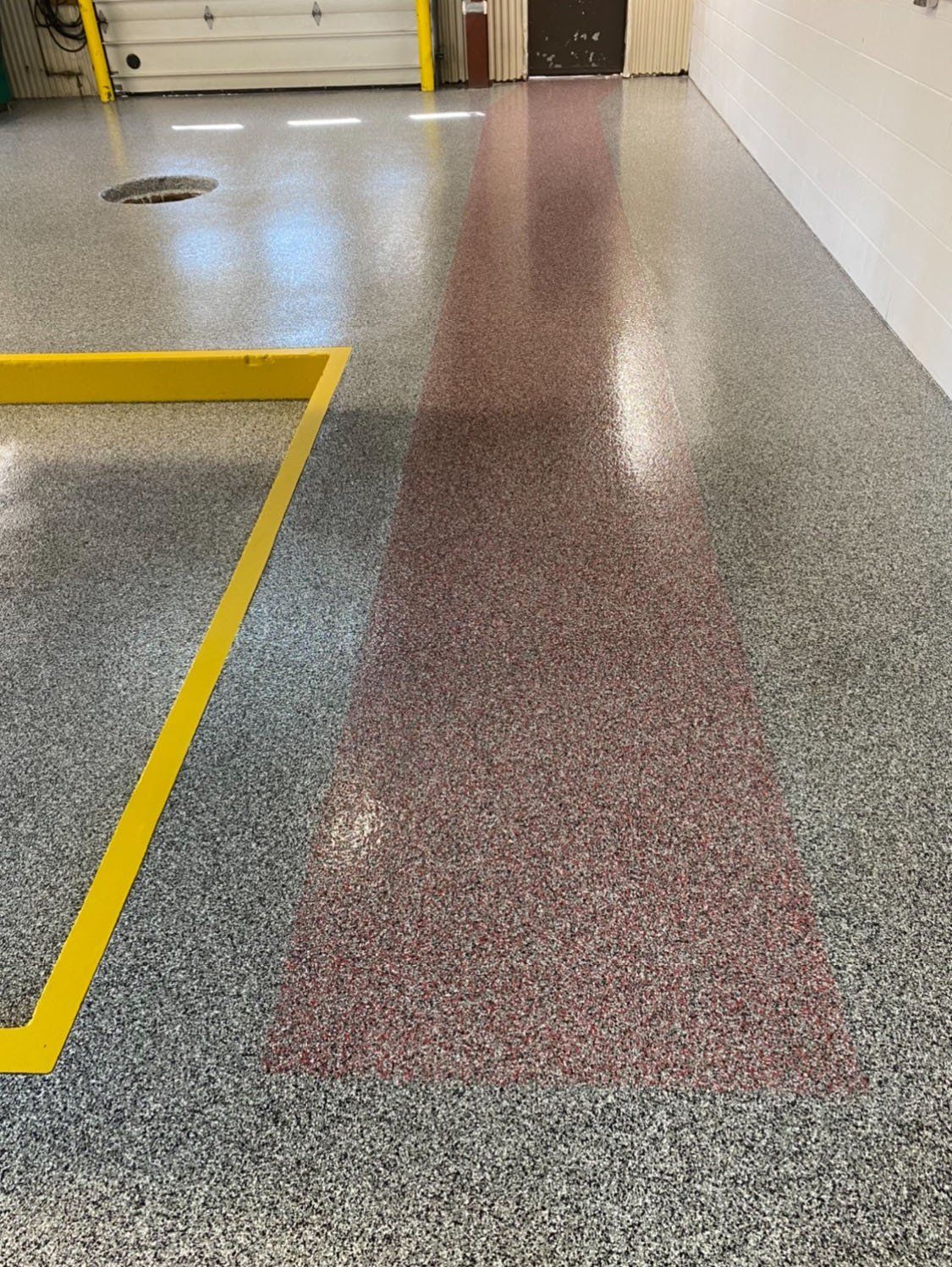 Epoxy coated floor