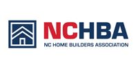 The North Carolina Home Builders Association logo: a blue square containing a white house outline, followed by 