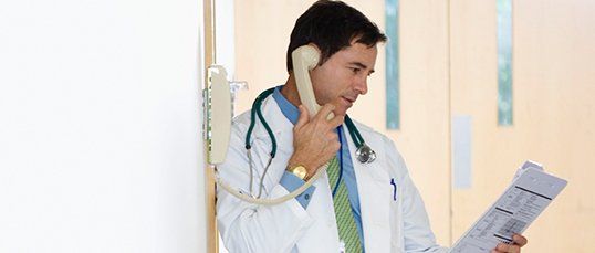 On-call pediatrician