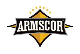 A logo for armscor is shown on a white background.