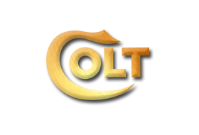 A yellow and orange colt logo on a white background