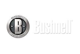 The bushnell logo is on a white background.