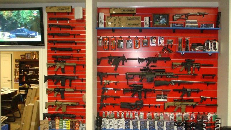 gun gallery wall