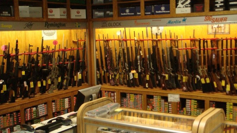 Wall of guns