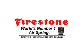 The logo for firestone world 's number 1 air spring