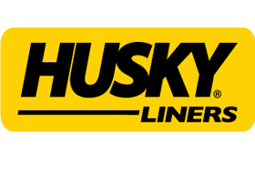 A yellow and black husky liners logo on a white background