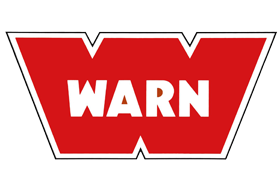 A red sign that says warn on it