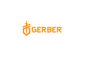 The gerber logo is orange on a white background.