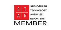 STAR -Stenograph Technology Agencies Reporters Member logo