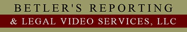 Betler's Reporting & Legal Video Services Logo