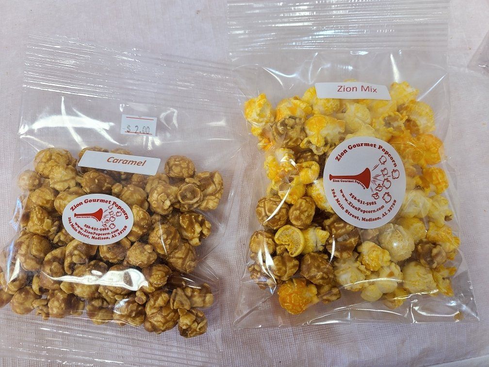 Zion Gourmet Popcorn Popcorn Store Madison, AL