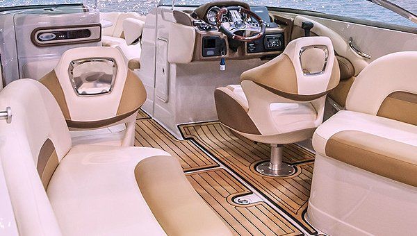 Boat upholstered seat