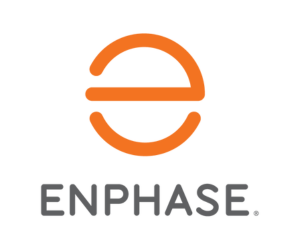 Enphase logo: Orange stylized 