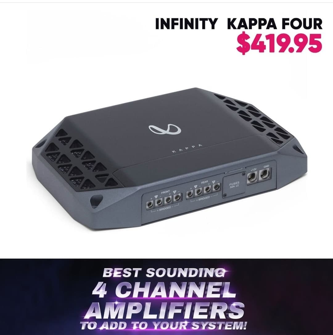 Infinity car amplifier