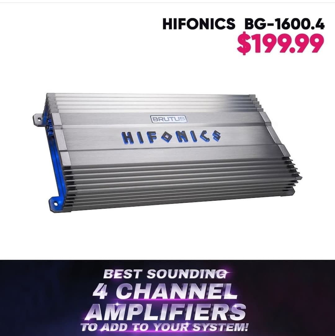 Hifonics car amplifier