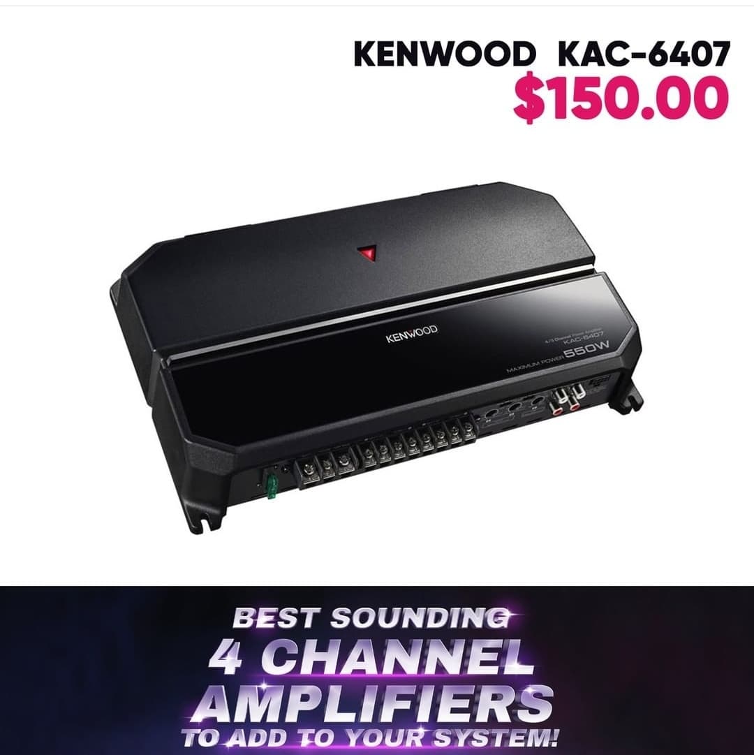 Kenwood car amplifier