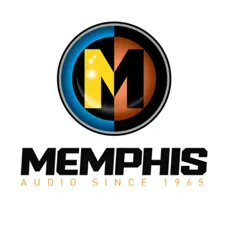 Memphis Audio logo with black and orange “M” emblem and “MEMPHIS AUDIO SINCE 1965” text