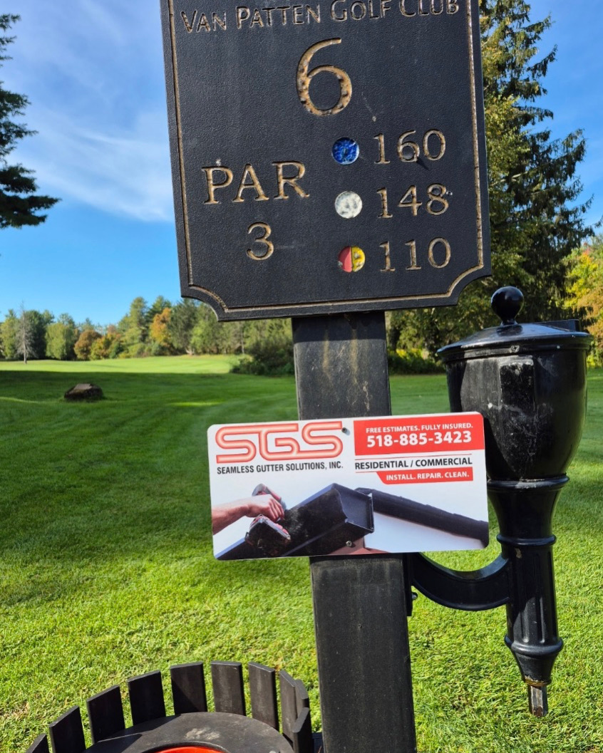 VanPatten Golf, Seamless gutters Saratoga, seamless gutters Clifton park