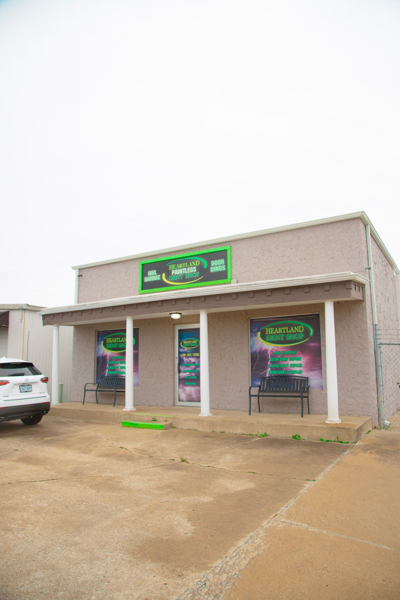 Commercial building facade 