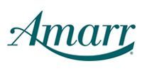Amarr teal logo with a curved underline on a white background