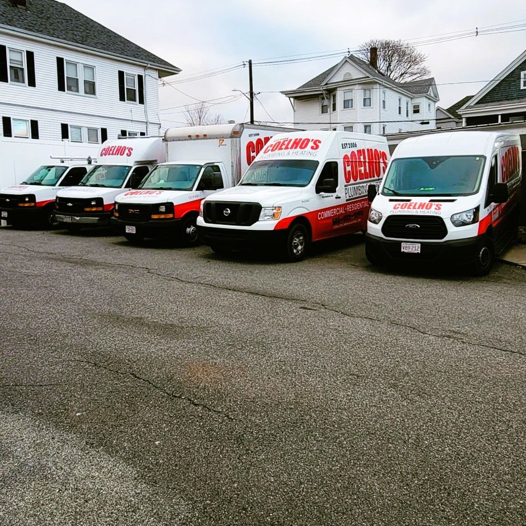 Coelho's Plumbing & Heating van to go