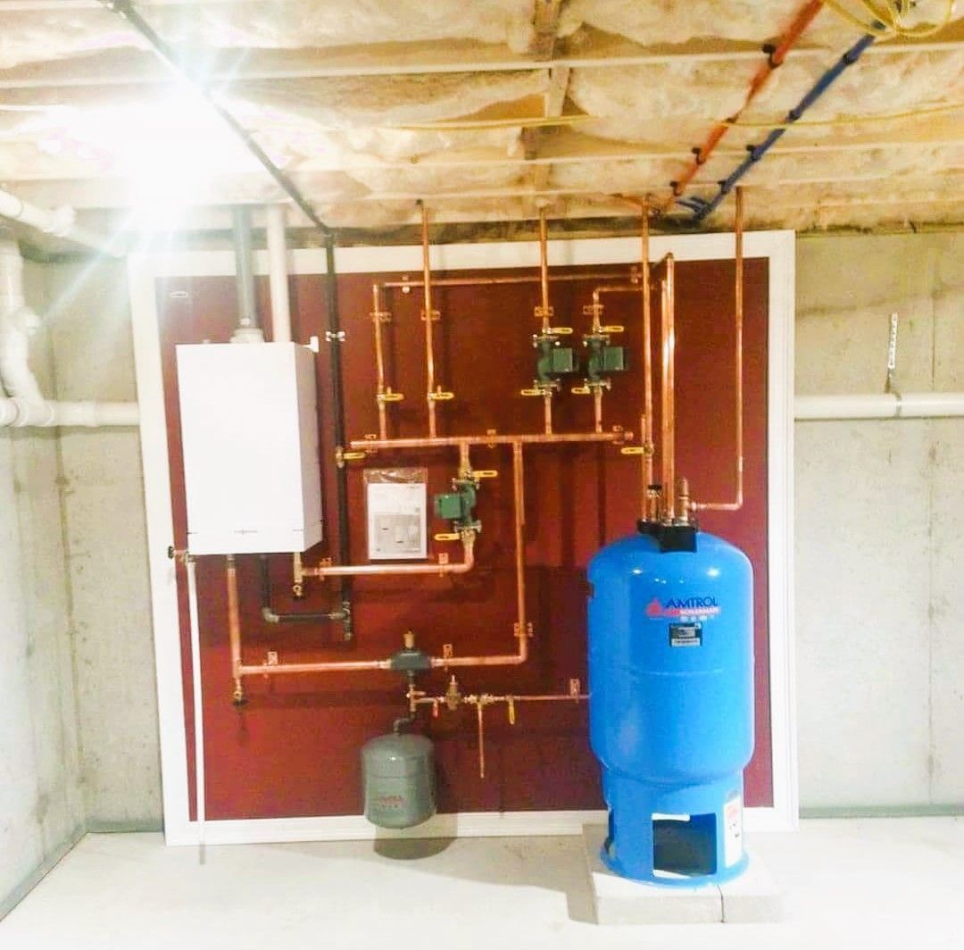 Residential plumbing install