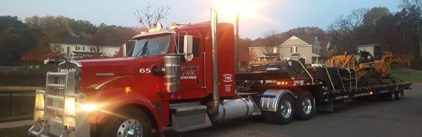 Lowboy Tractor Trailer