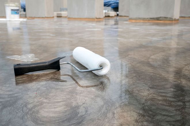 custom faux finish epoxy flooring