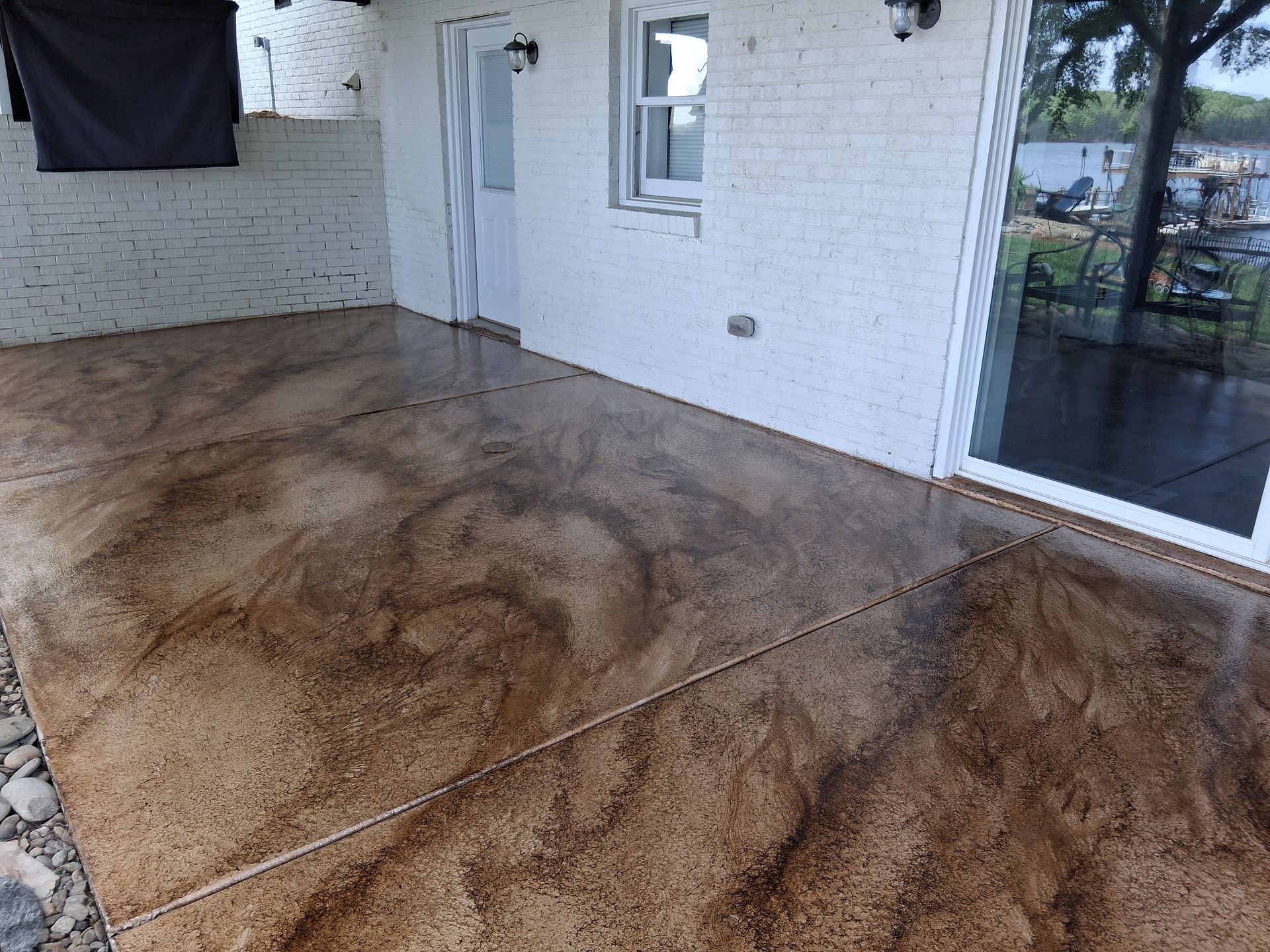 custom epoxy flooring design