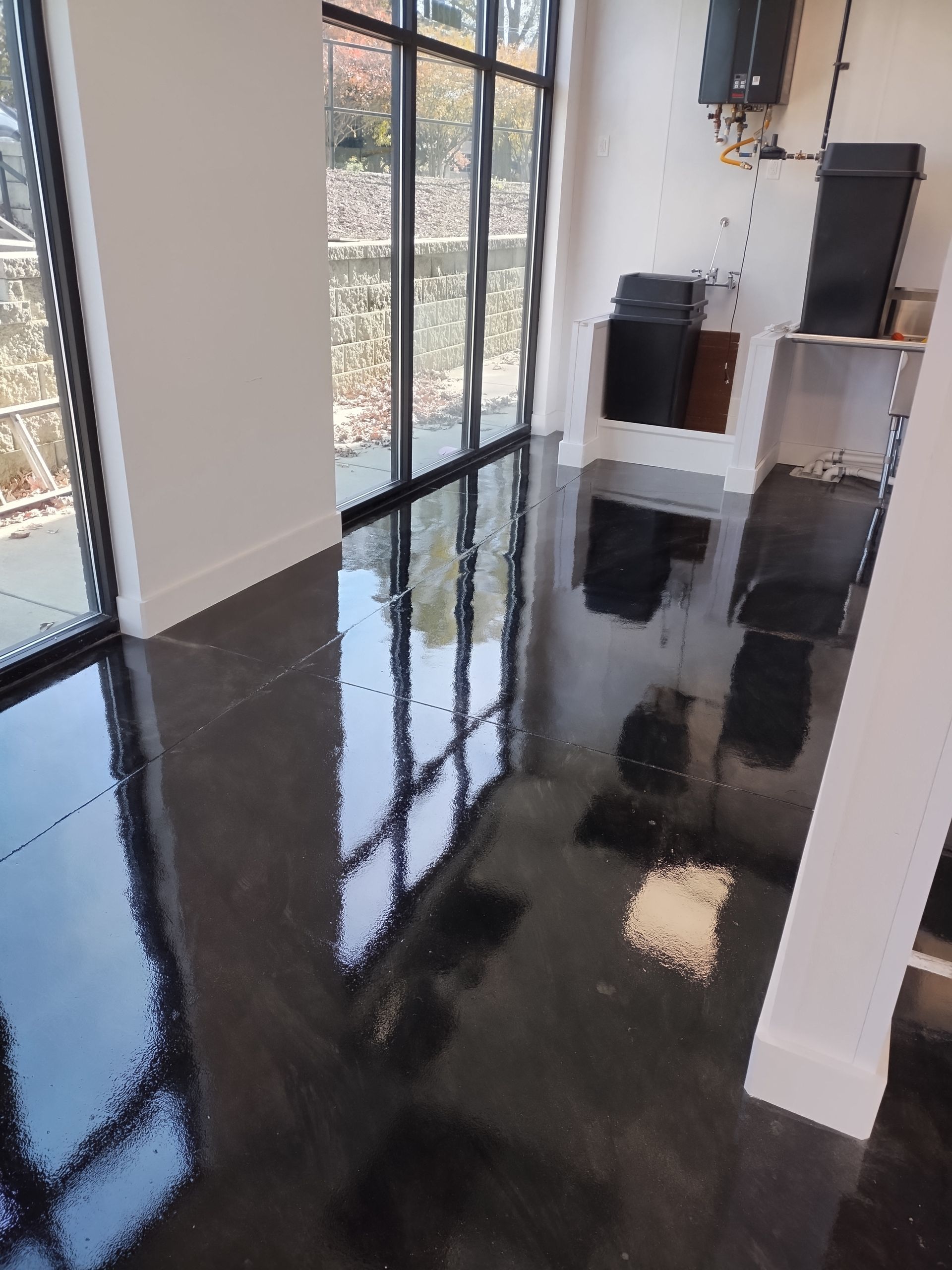 epoxy flooring in office