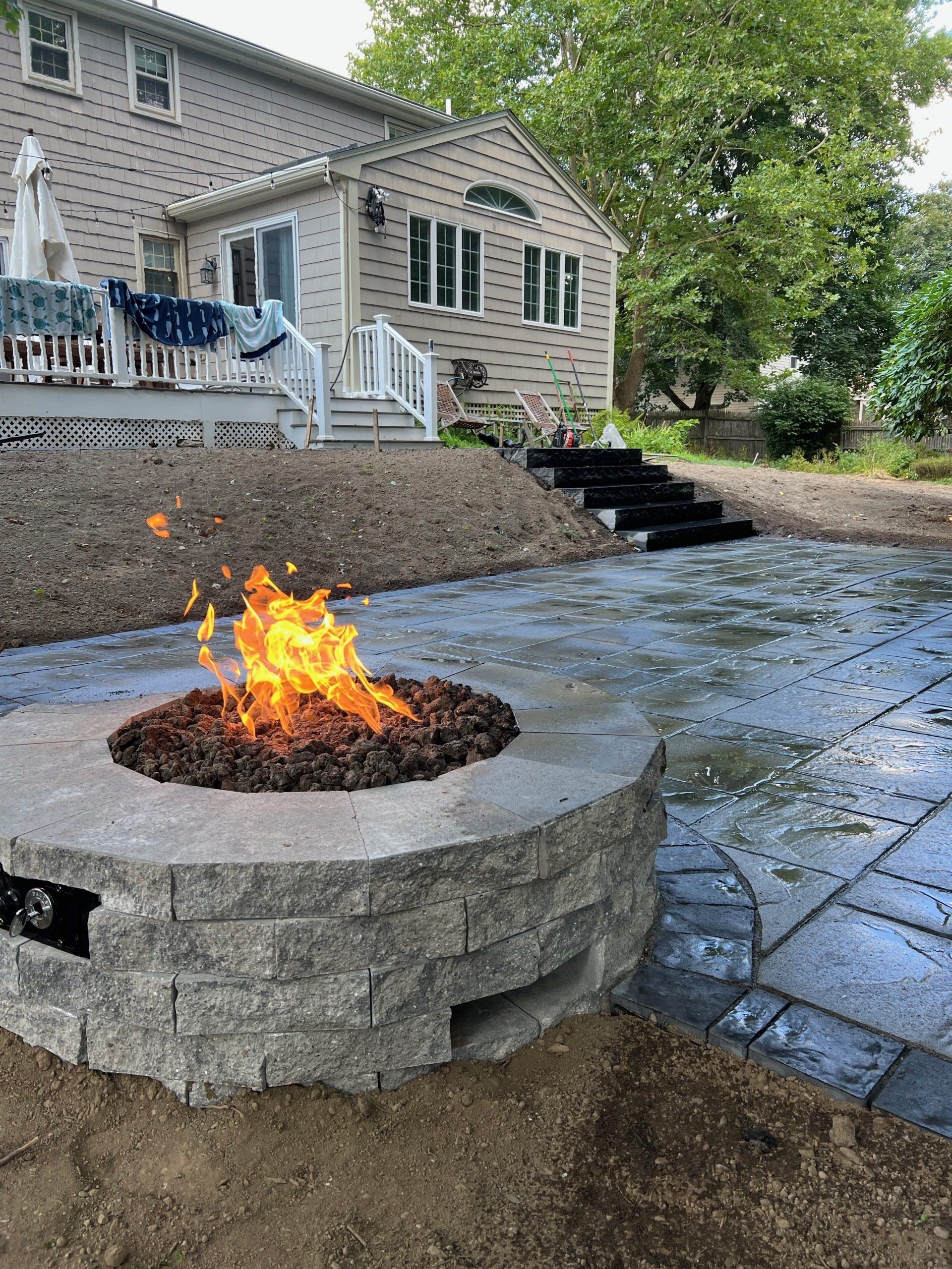 Outdoor Fireplace