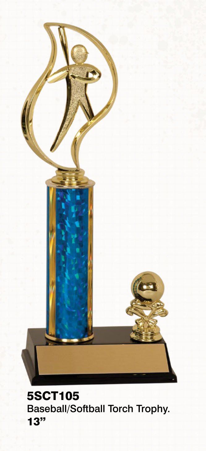 baseball torch trophy