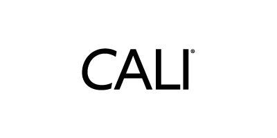 Black CALI logo on a white background.