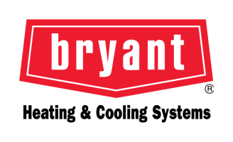 Bryant Heating & Cooling Systems logo in red and black text on a white background