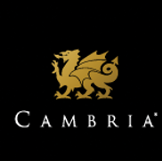 Gold dragon emblem above the word Cambria