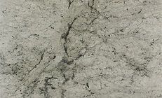 Gray granite with dark swirling veining.