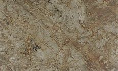 Tan and brown granite slab with veining and textured surface.