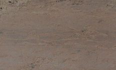 Brown stone surface with horizontal lines and subtle texture.