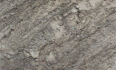 Gray and white granite surface with swirling patterns.
