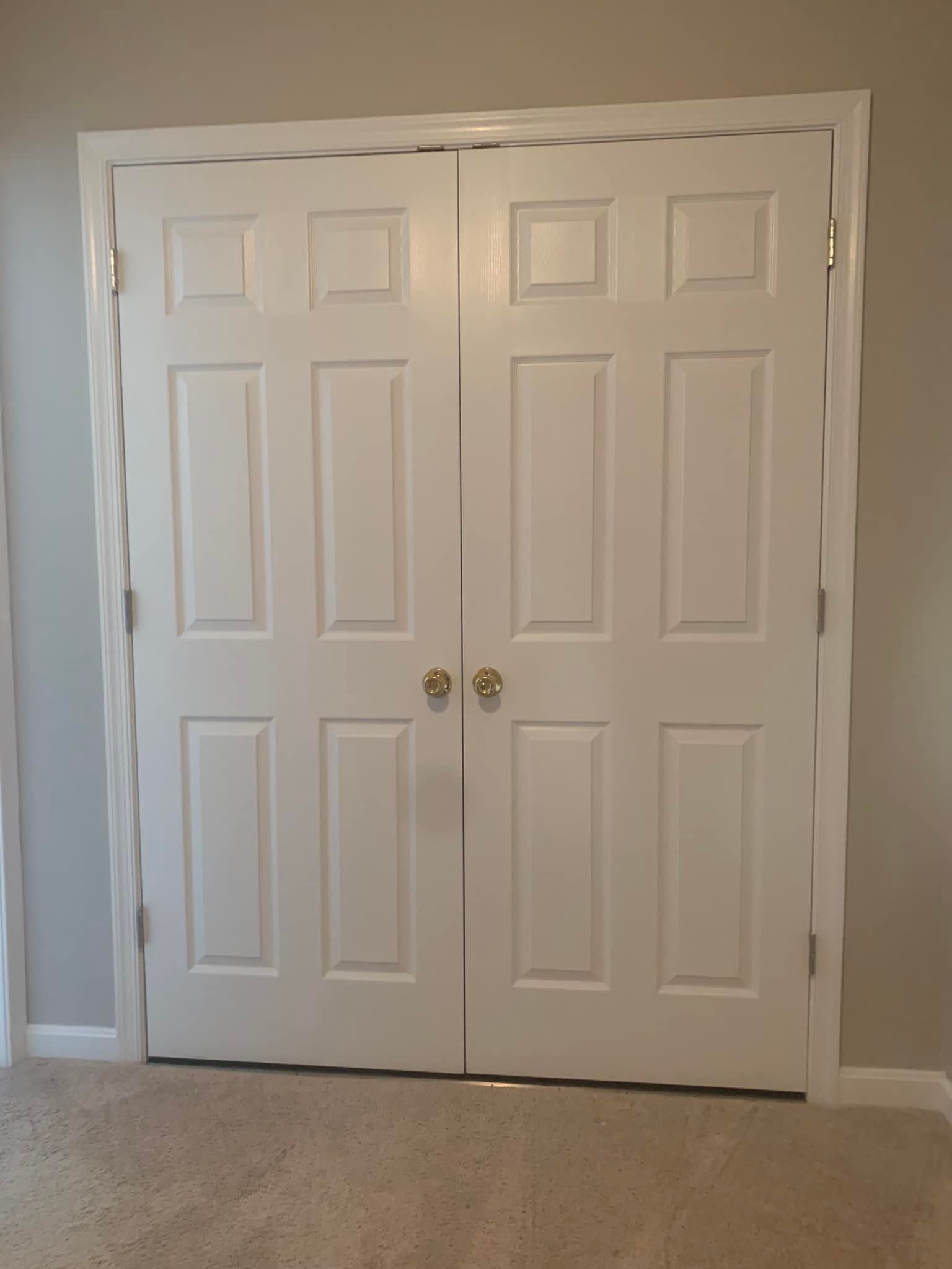 Huge white door